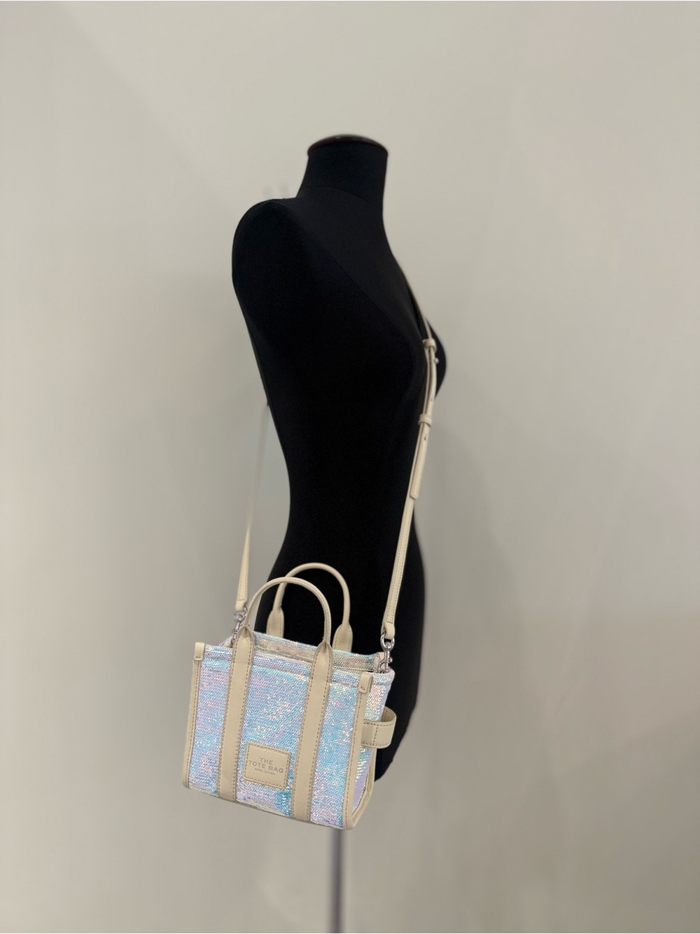 NWT Marc Jacobs sequins crossbody tote -iridescent
